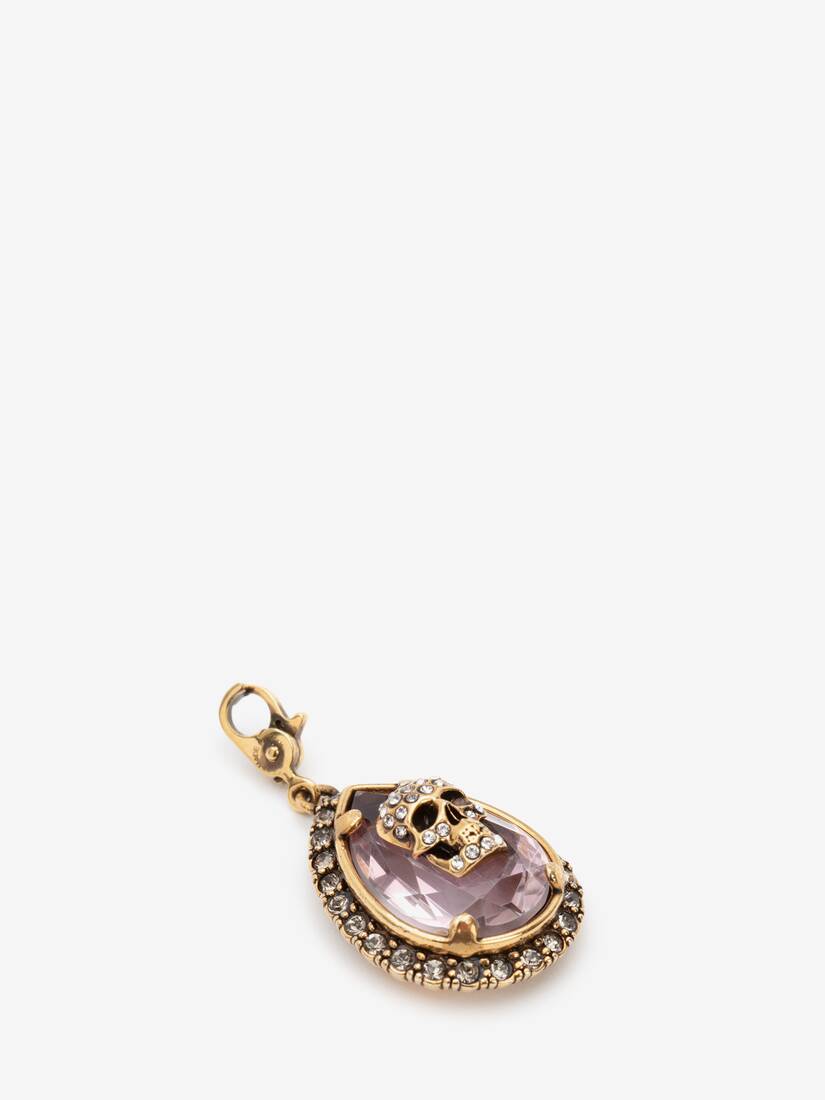 Charm Goccia Con Teschio