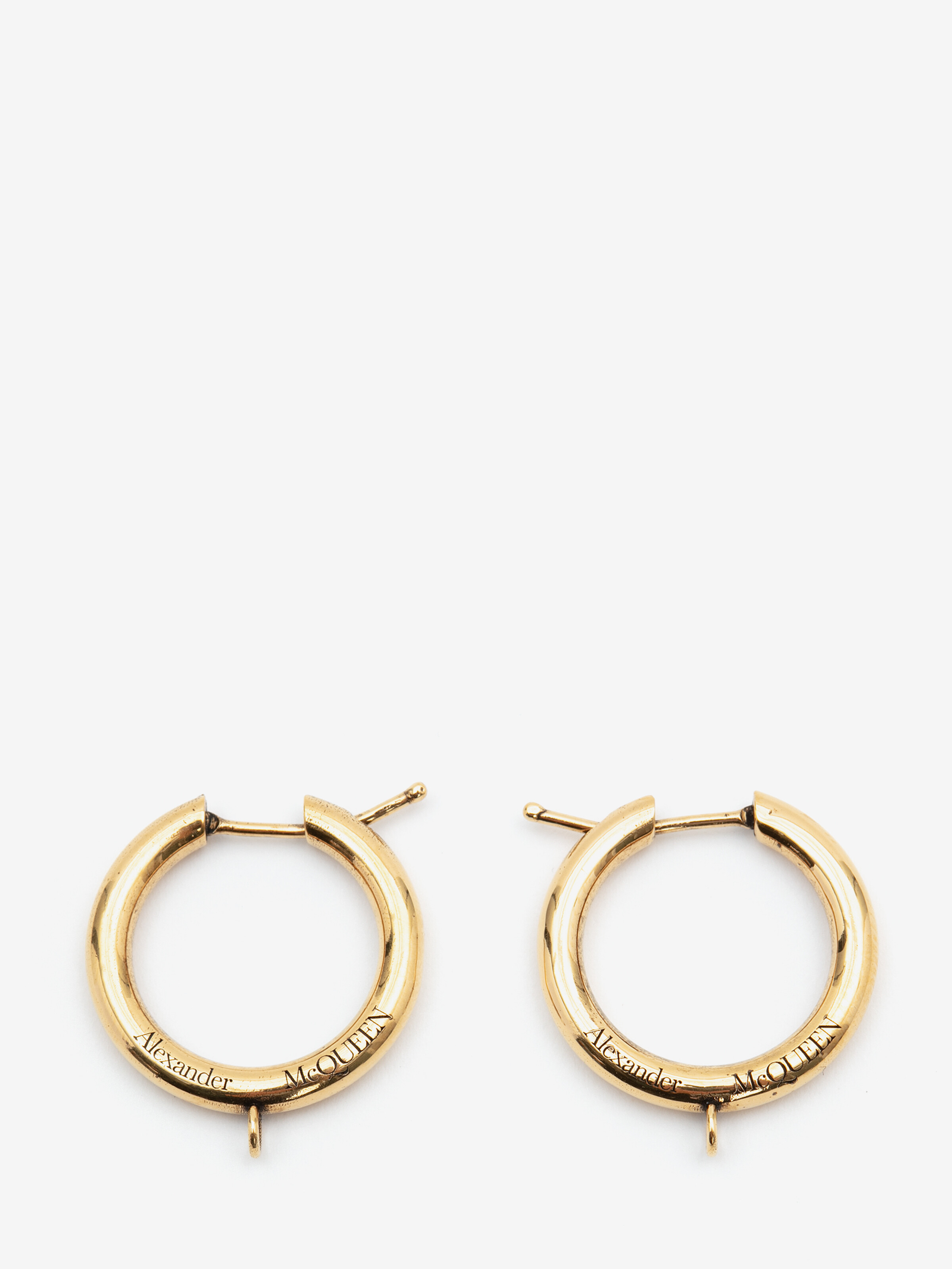 alexander mcqueen hoop earrings