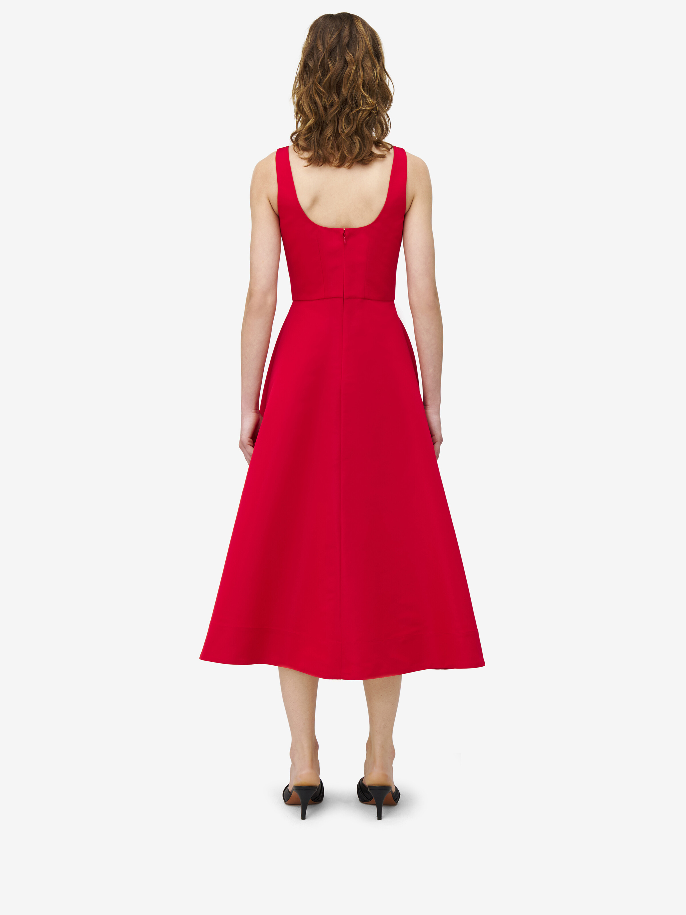 Asymmetrisches Drapé-Kleid