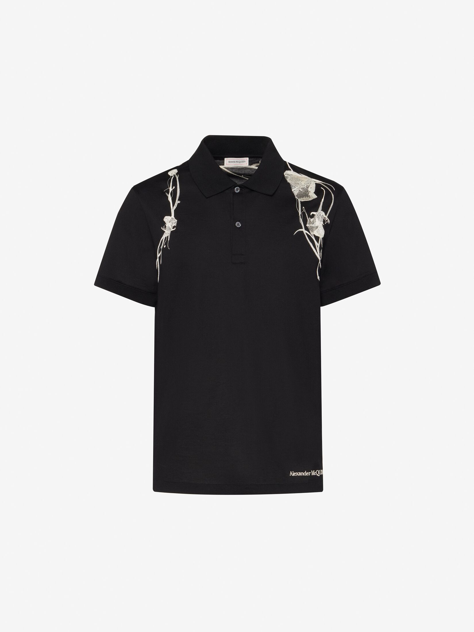 Pressed Flower Harness Polo Shirt