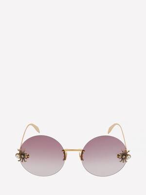 Lunettes de soleil rondes Jewelled Spider