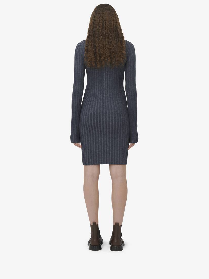 Rib Knit Mini Dress