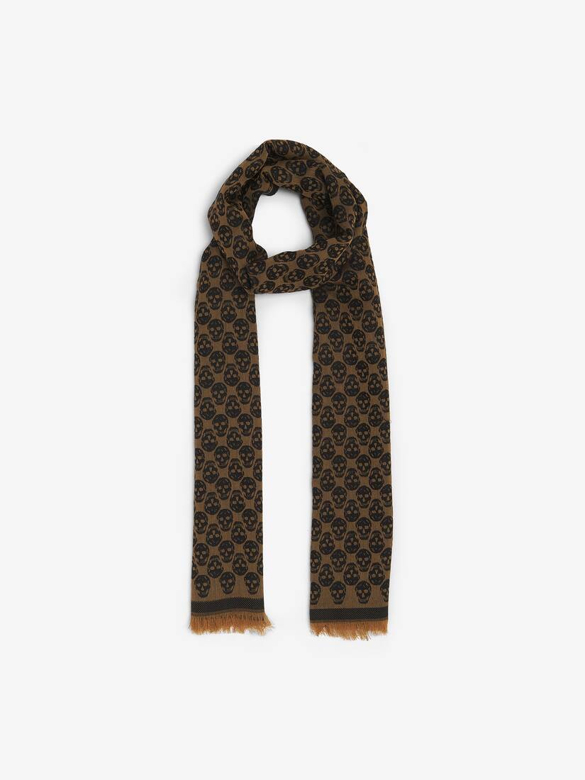 Skull Monogram Scarf