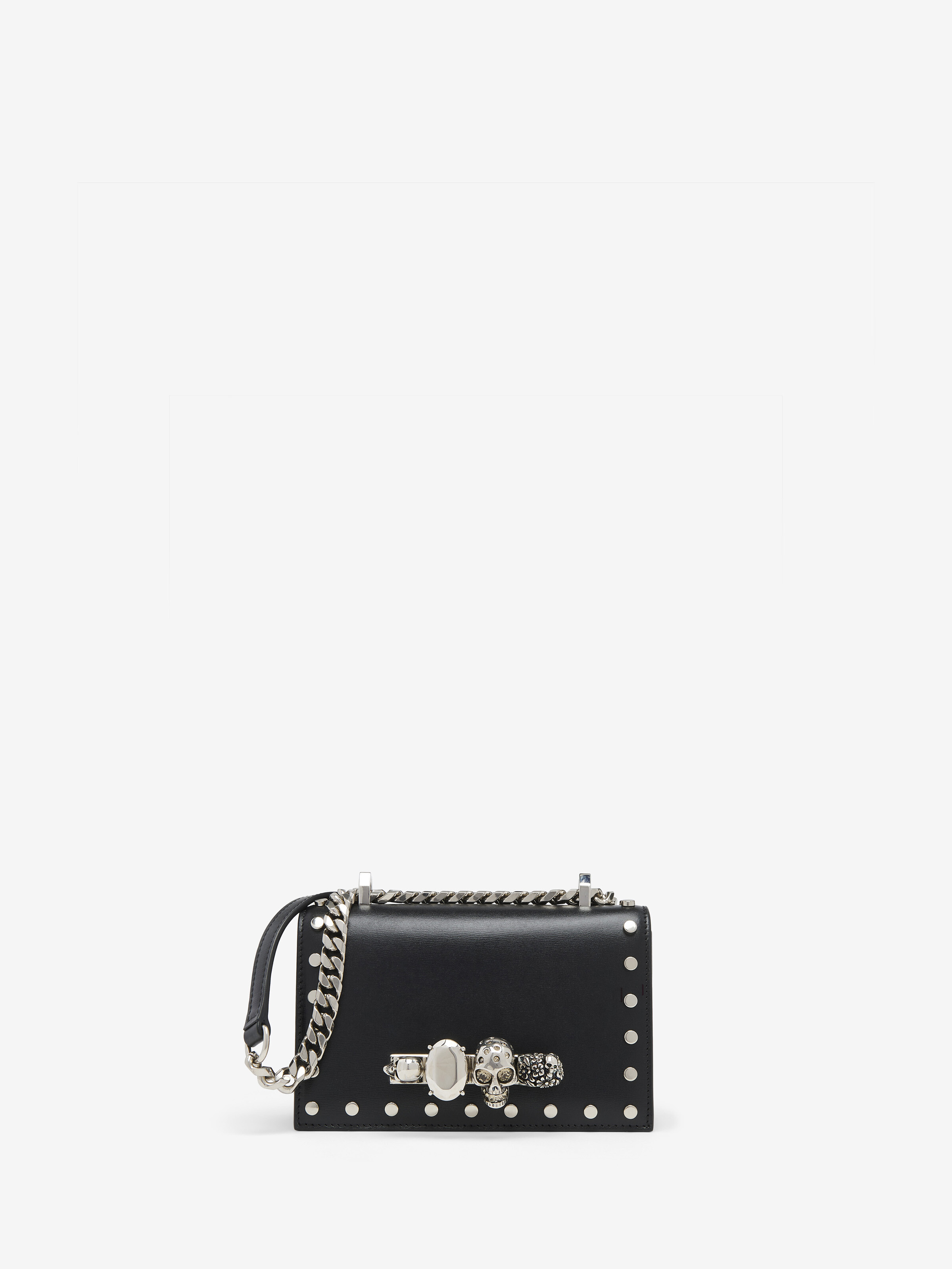 迷你Jewelled Satchel手袋 in 牛皮革 | Alexander McQueen - image 1