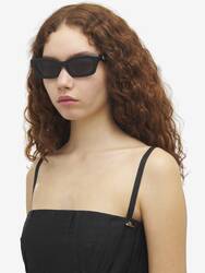 McQueen Logo Geometric Sunglasses