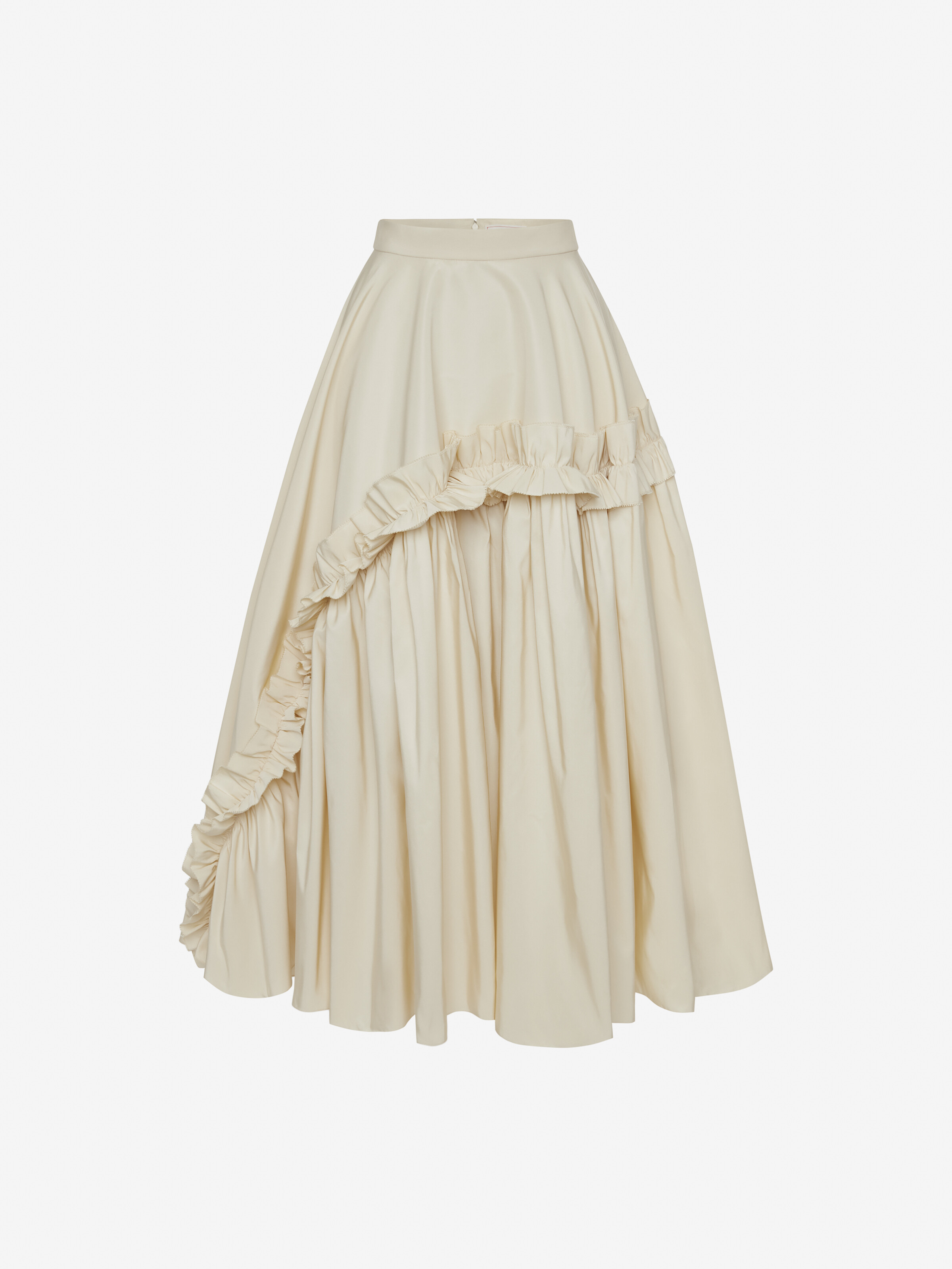 Asymmetric Gathered Skirt