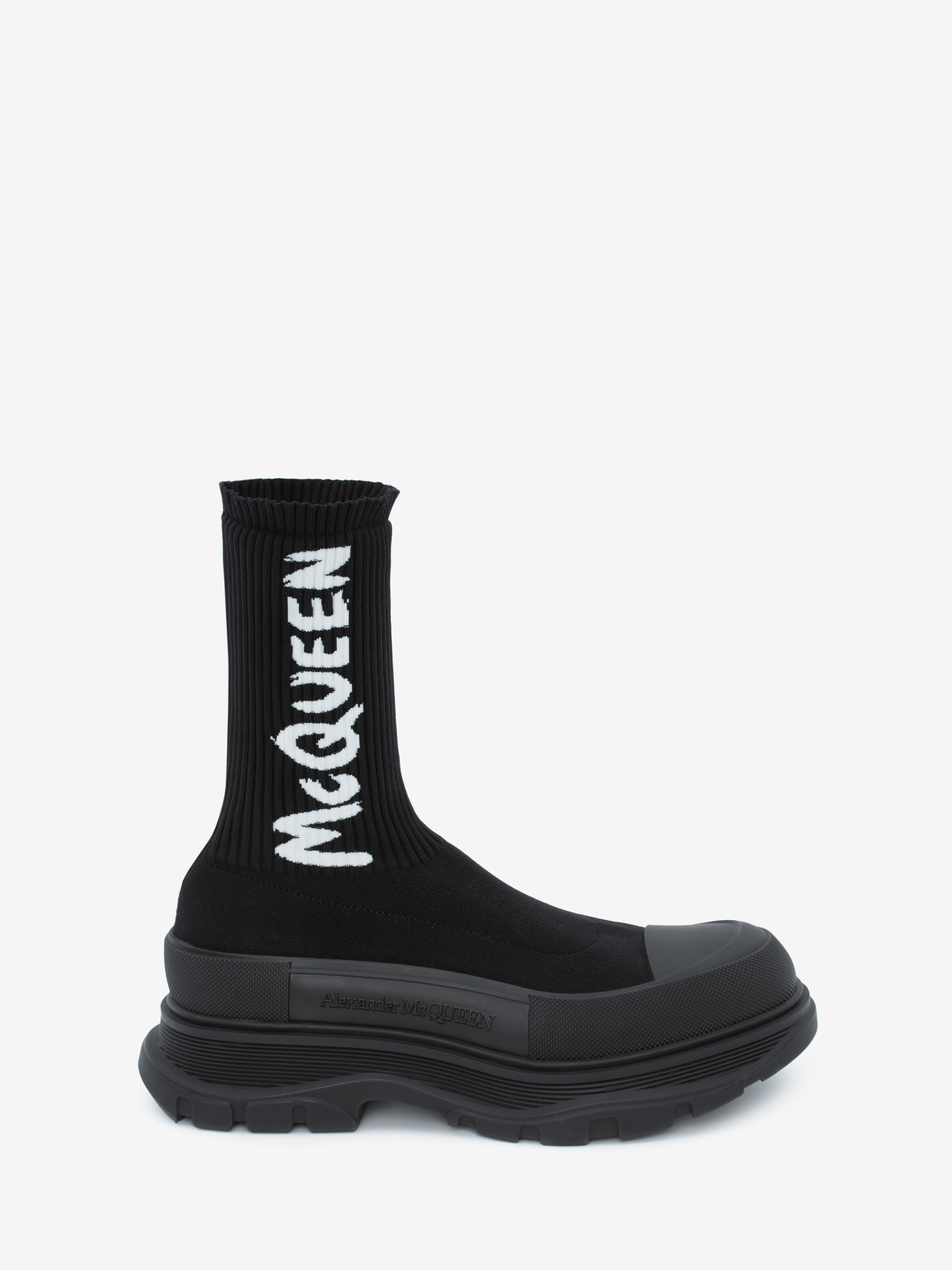 Alexander McQueen Tread sock-style Boots - Black