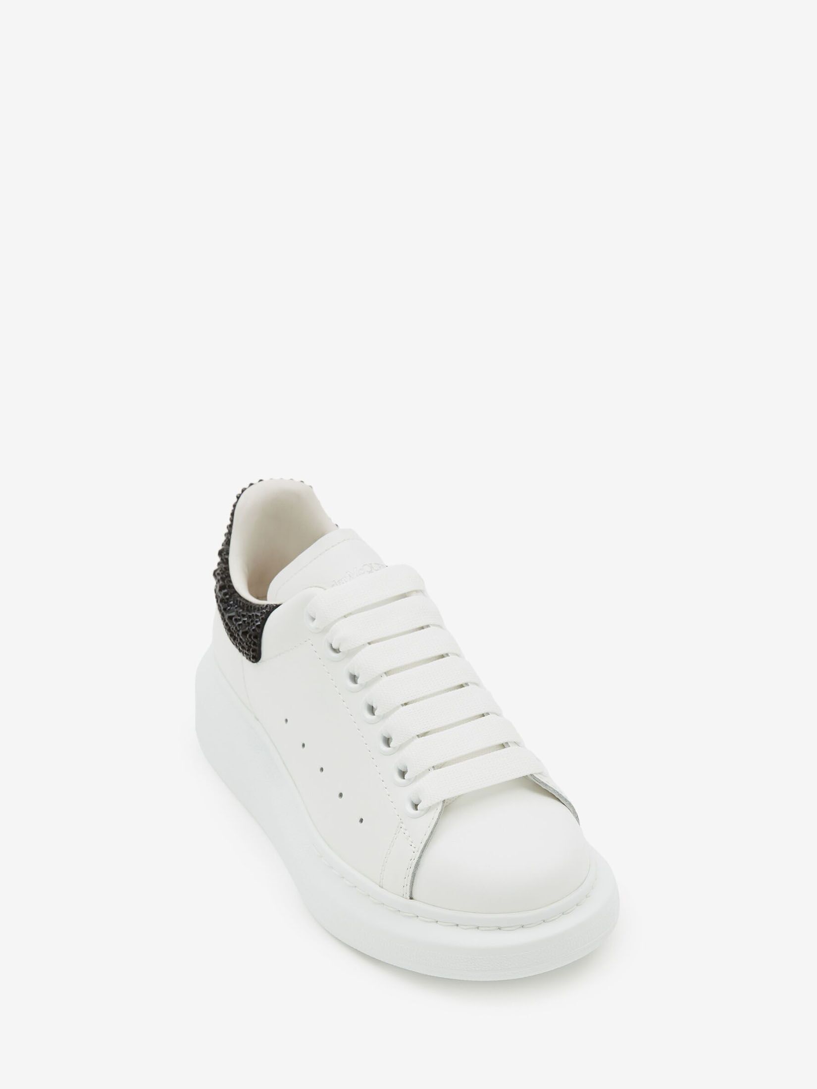 Sneaker Oversize da Donna in Bianco/Corvino in Pelle di vitello | Alexander McQueen - image 2