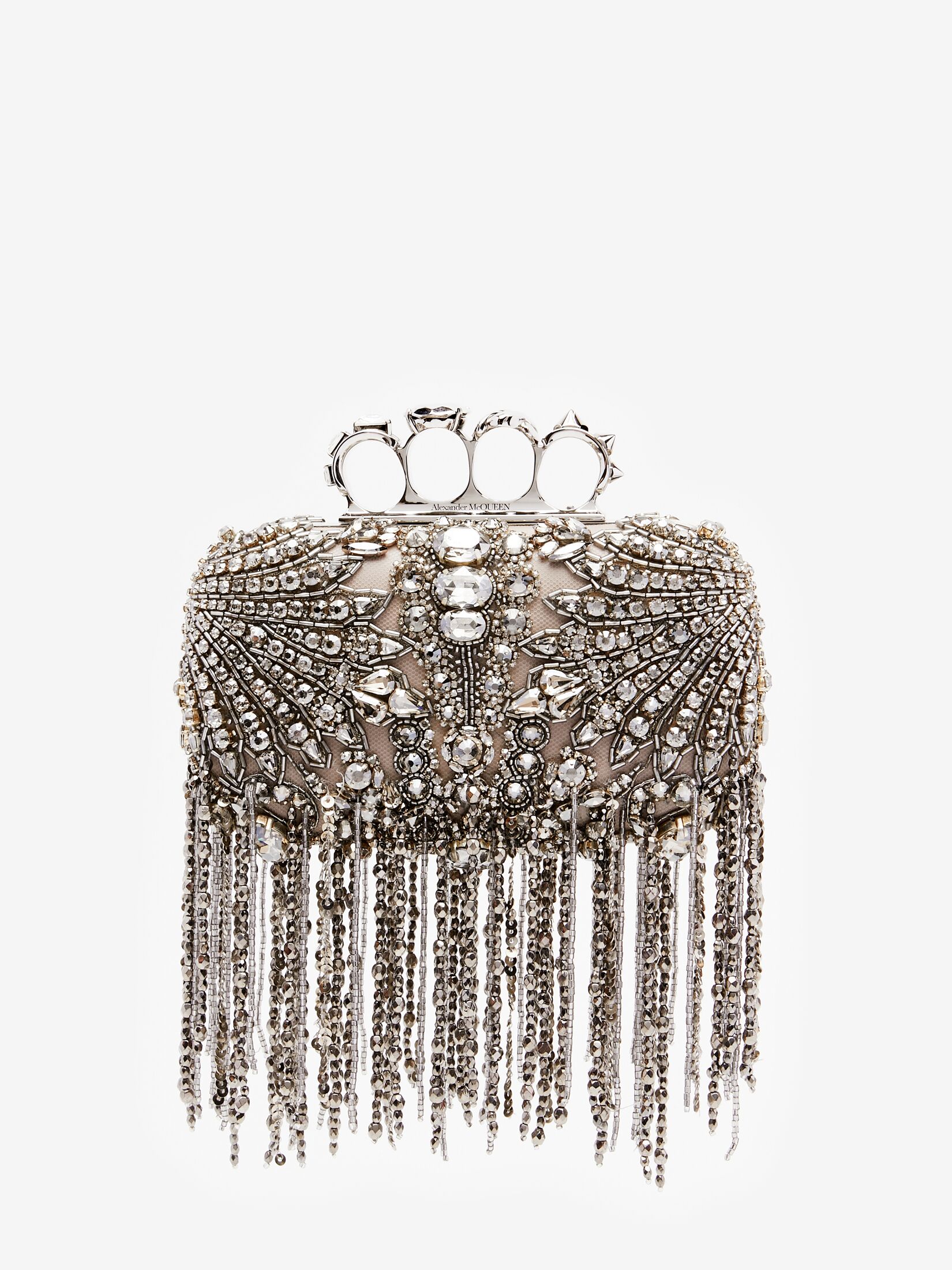 Exploded Victorian Jewel Knuckle Clutch