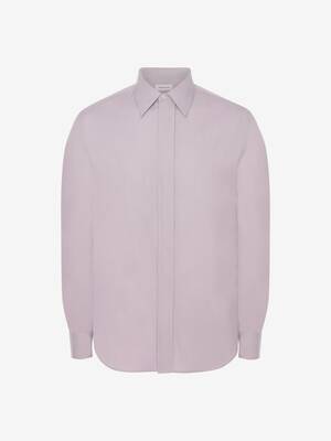 Concealed placket shirt