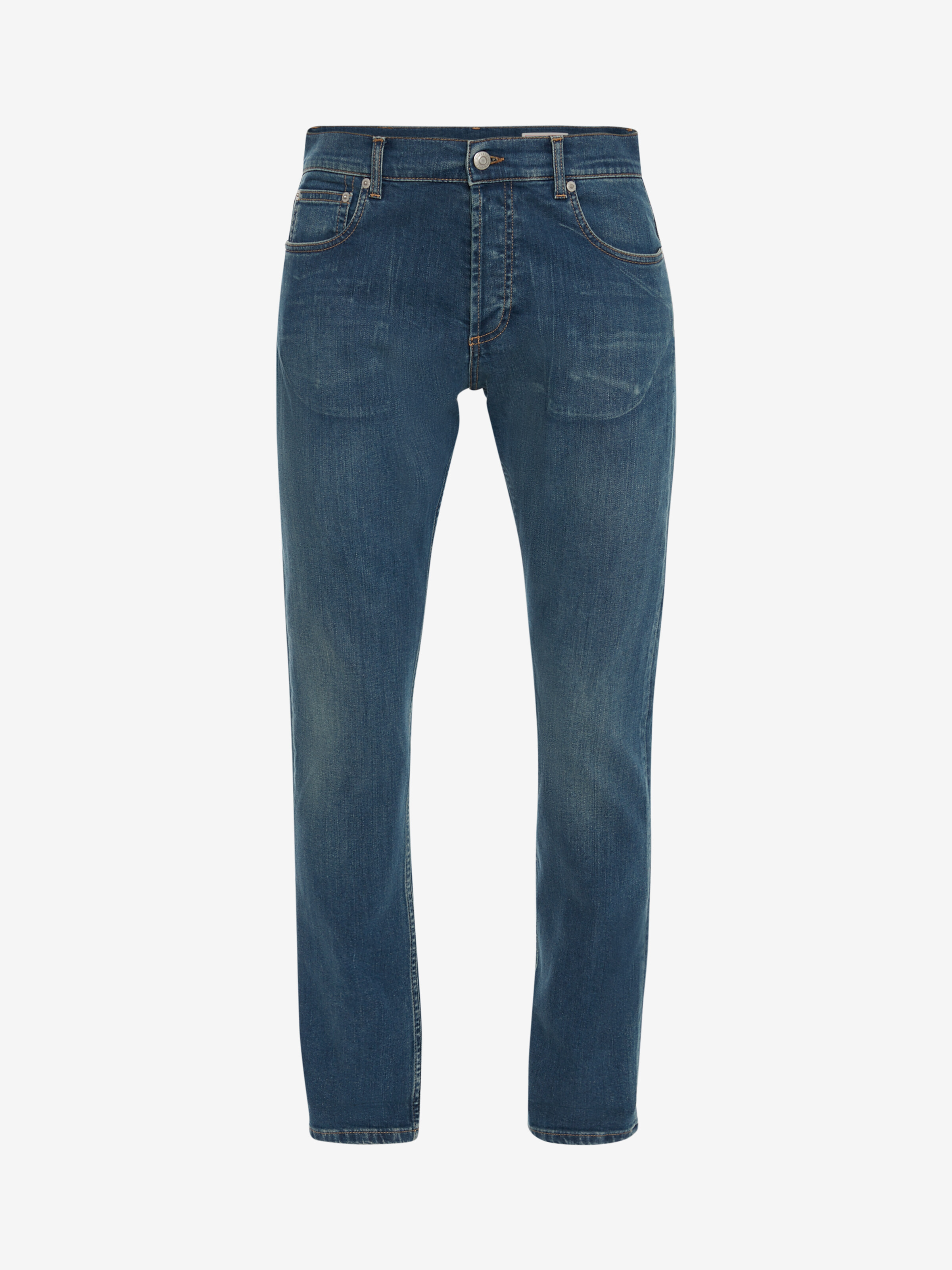 Alexander Mcqueen Mcqueen Graffiti Jeans In Washed Blue | ModeSens