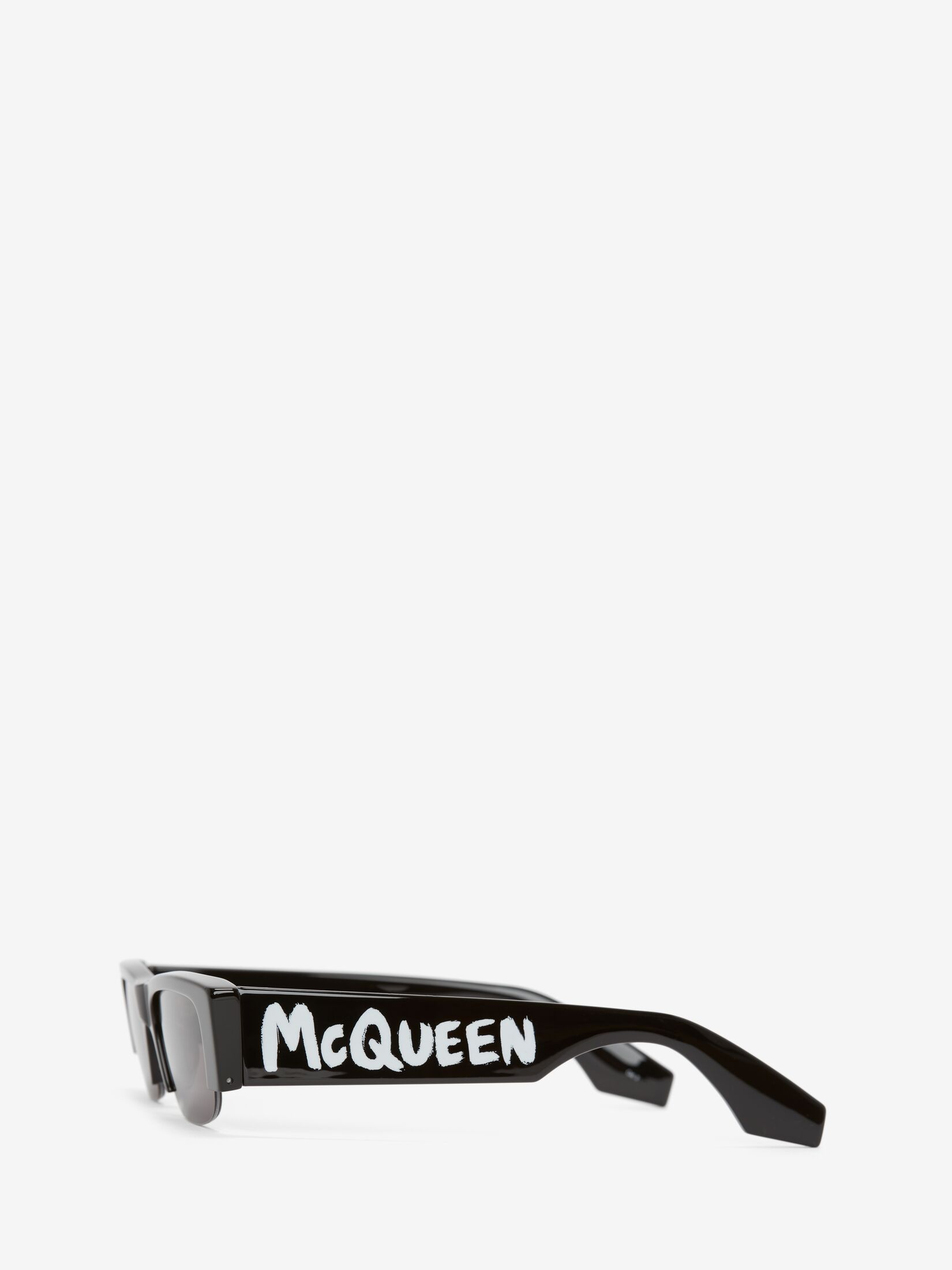 McQueen Graffiti Slashed Sunglasses