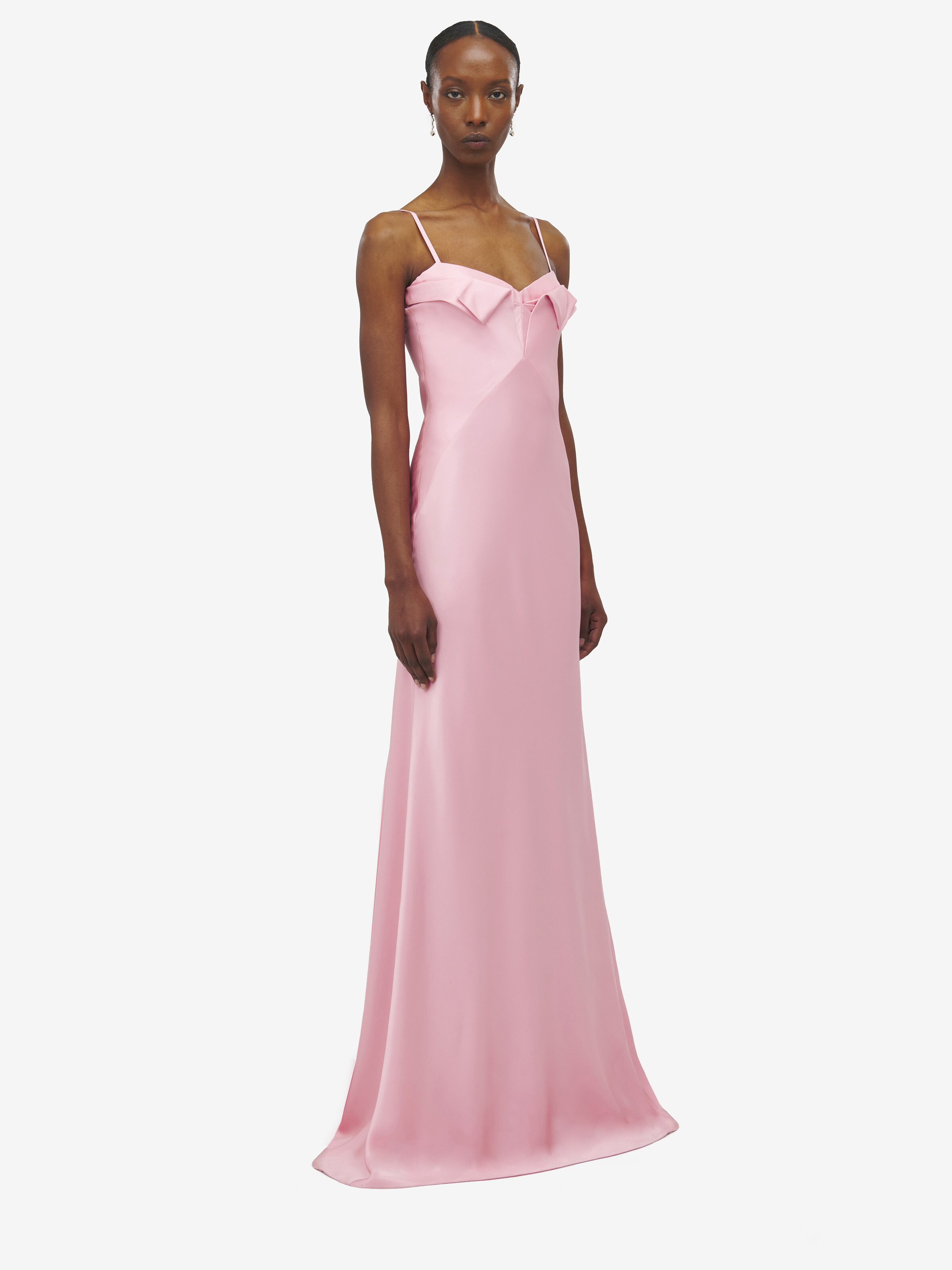 Double Satin Evening Dress