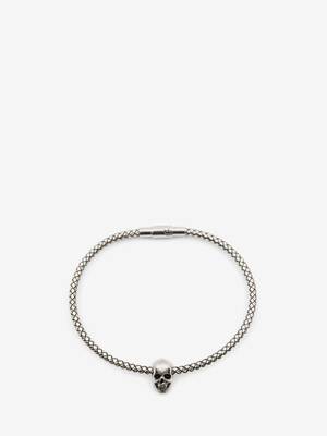 Metal cord Skull Bracelet