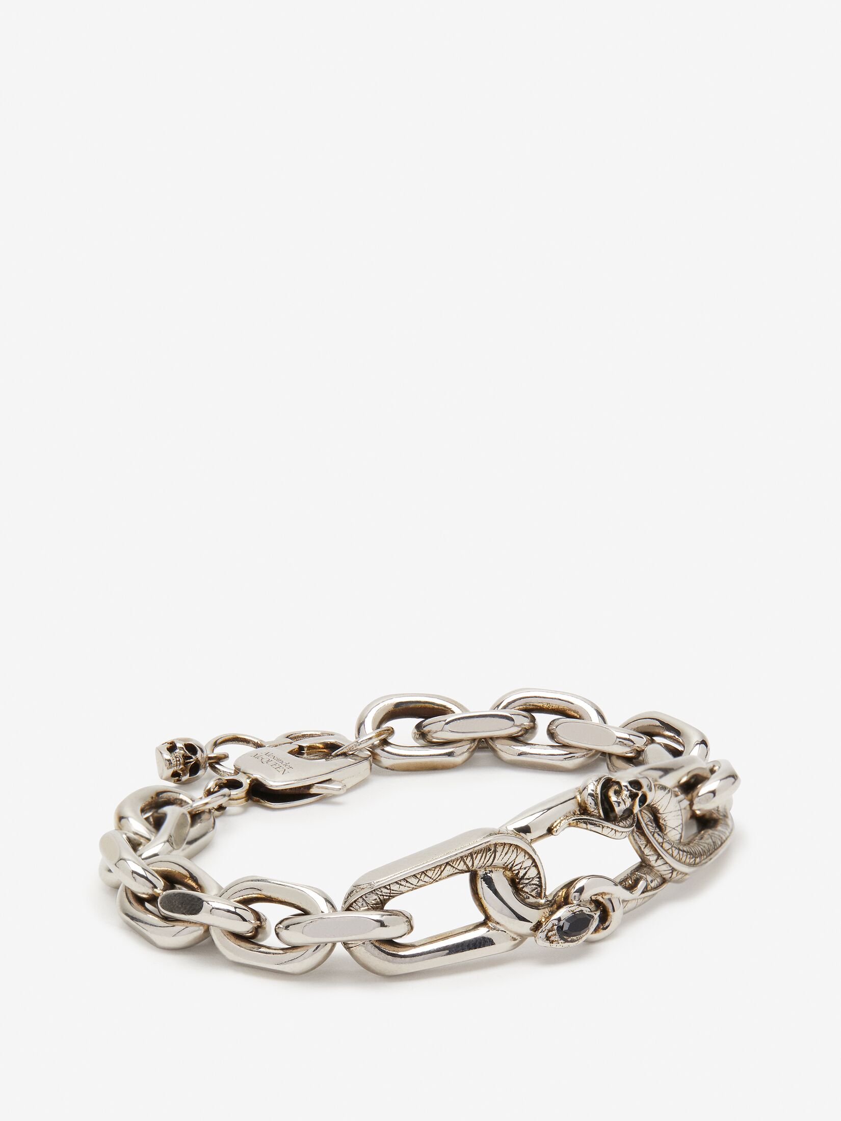 Snake & Skull Chain Bracelet