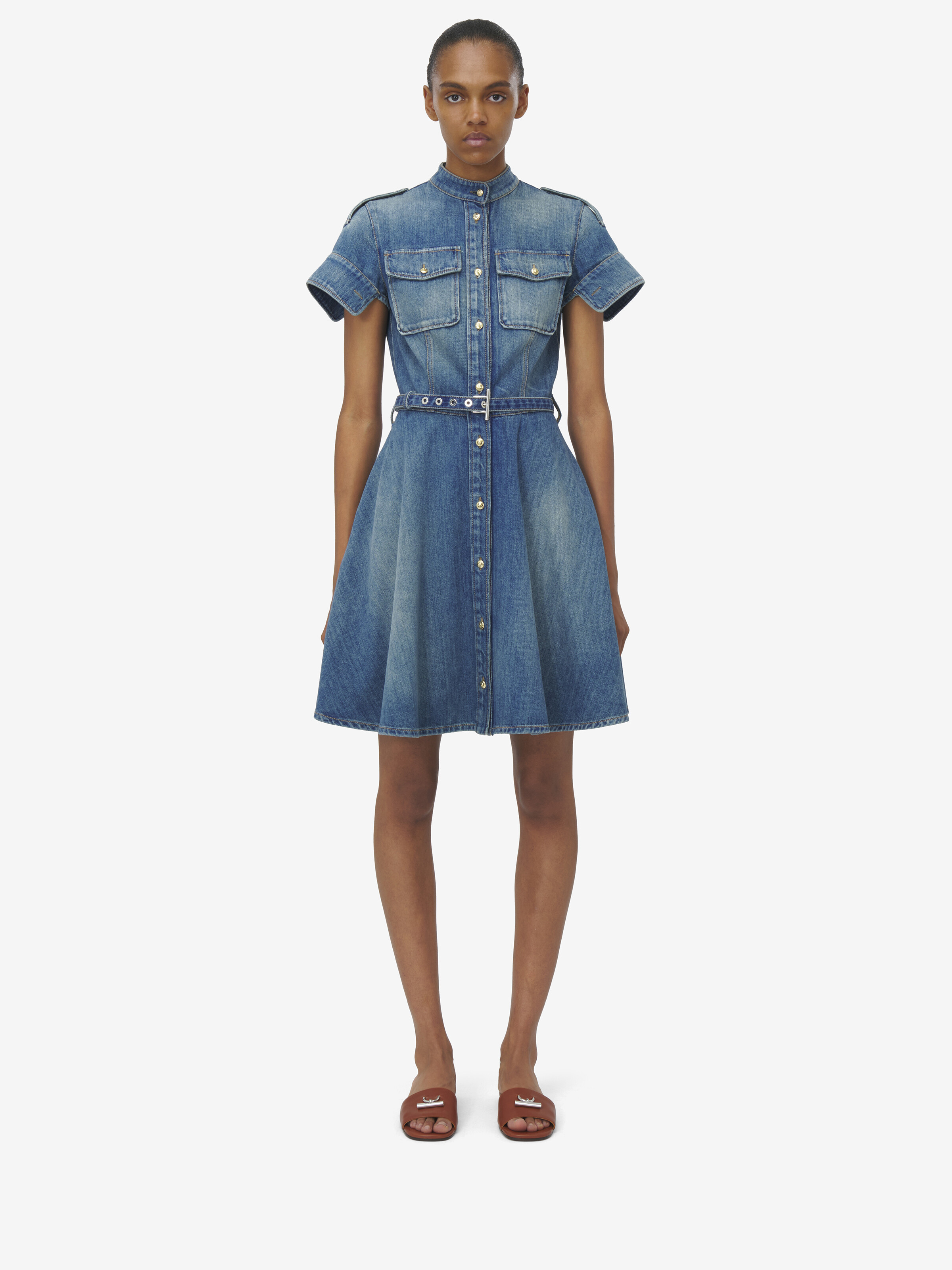 Shirt Denim Mini Dress