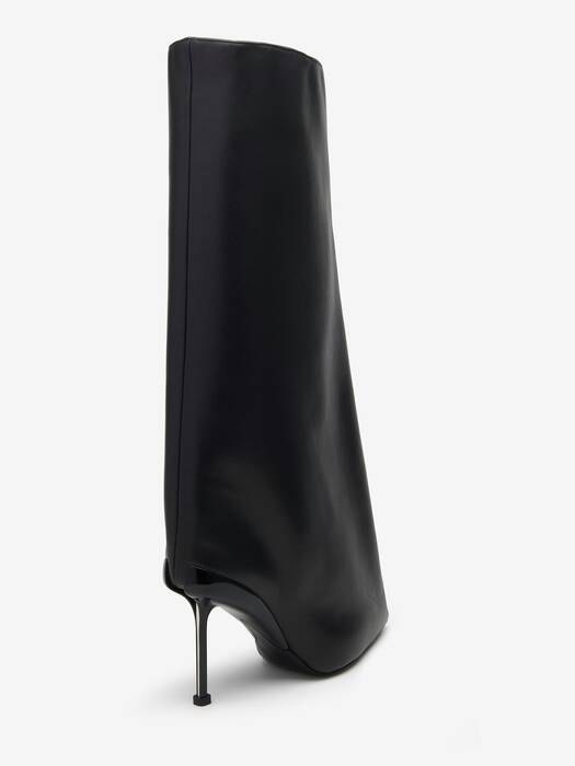 Slash Flare Boot in Black | Alexander McQueen US