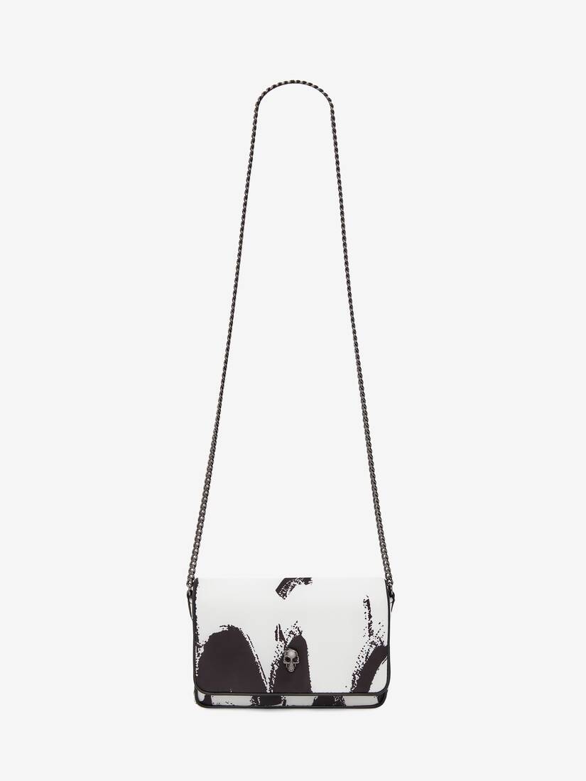 OFF-WHITE Sculpture Mini Flap Bag in Black & White