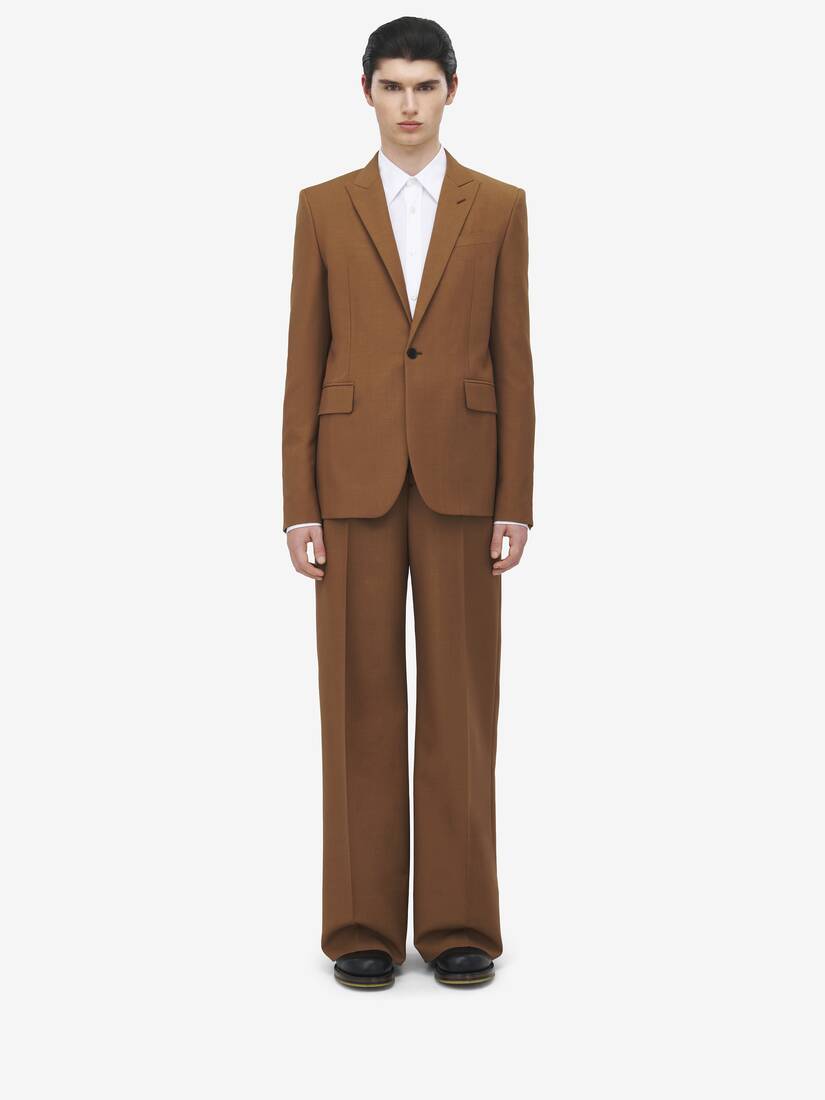 Wool Mohair Single-breasted Jacket