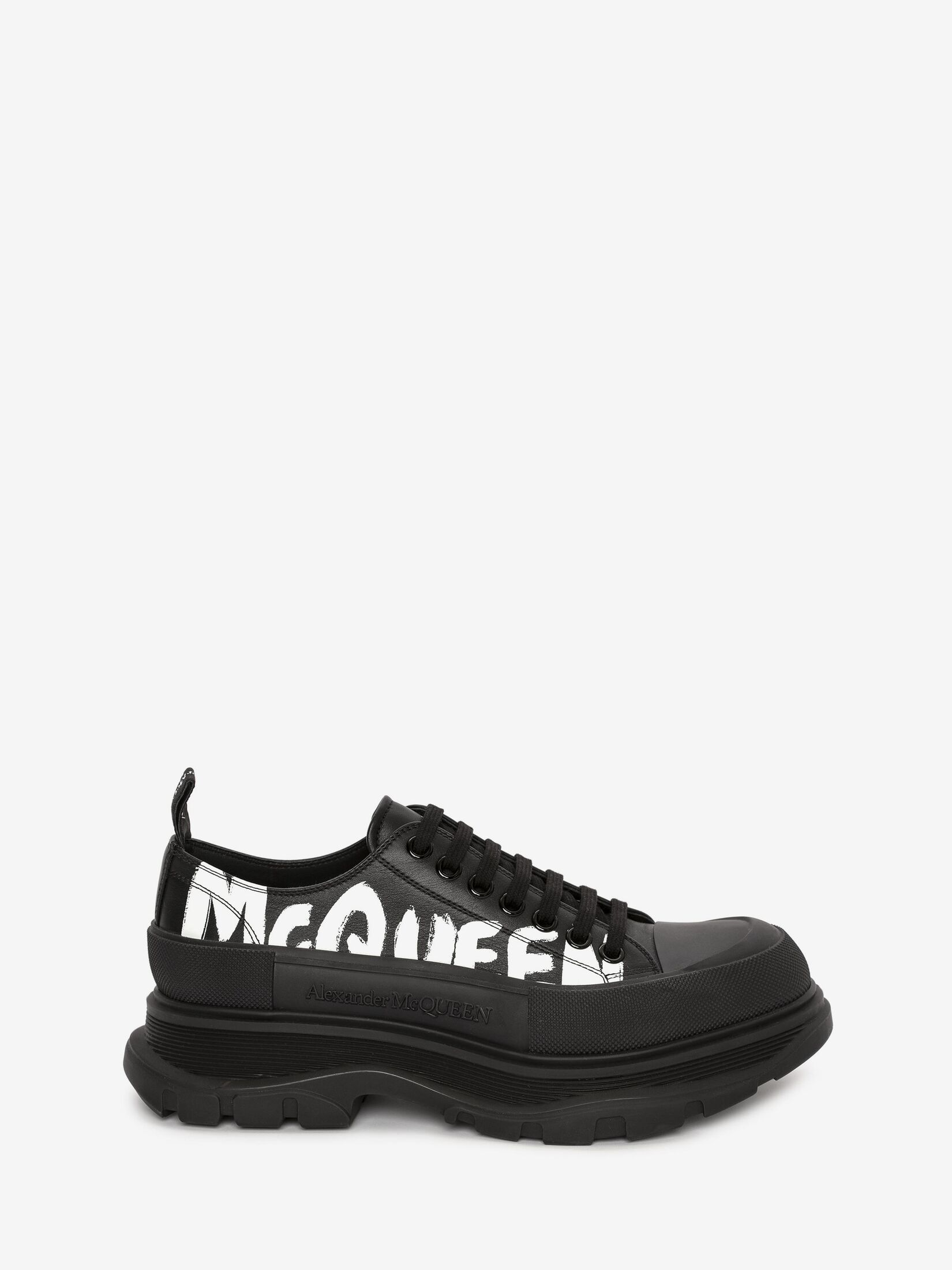 McQueen Graffiti Tread Slick Lace Up