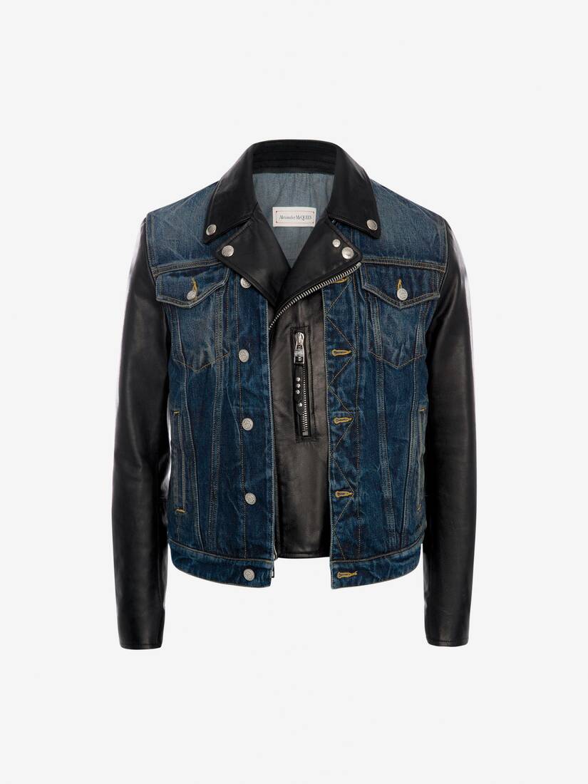 Hybrid Denim Biker Jacket