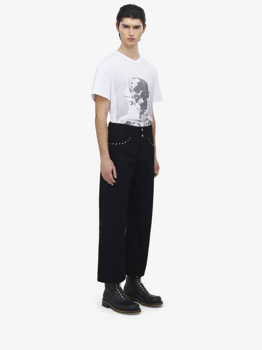Alexander McQueen Men's Short in Denim Blue main image 0