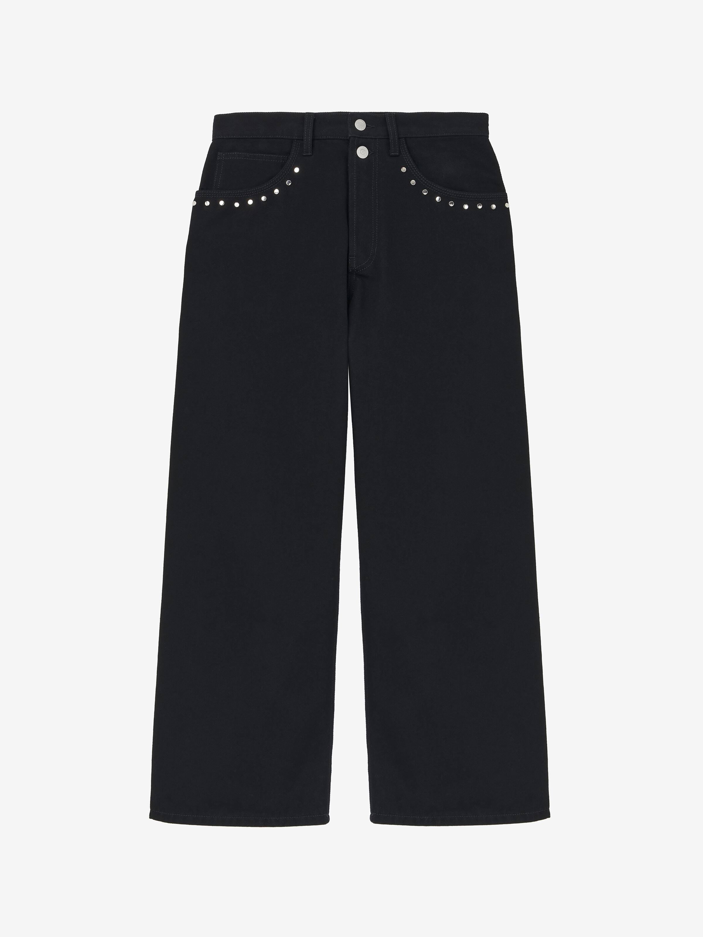 Gekürzte Denim-Jeans