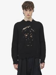 Distressed Skull Jumper