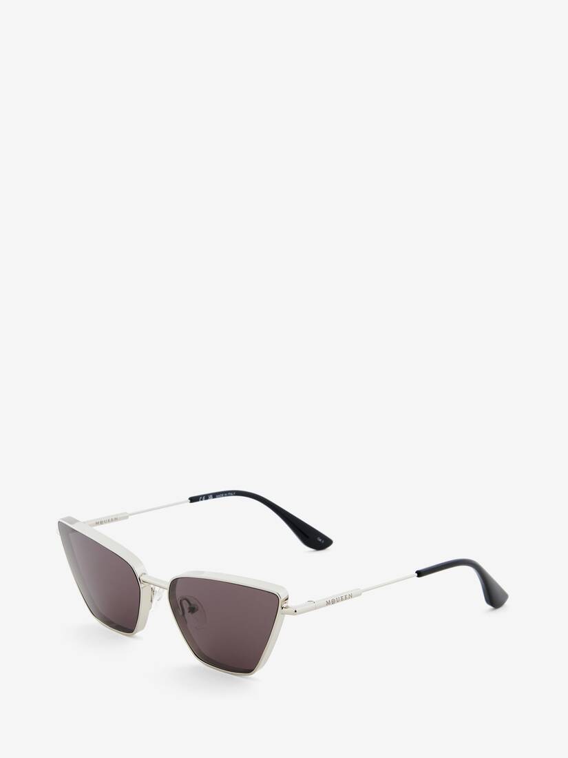 Metal T-Bar Cat-eye Sunglasses