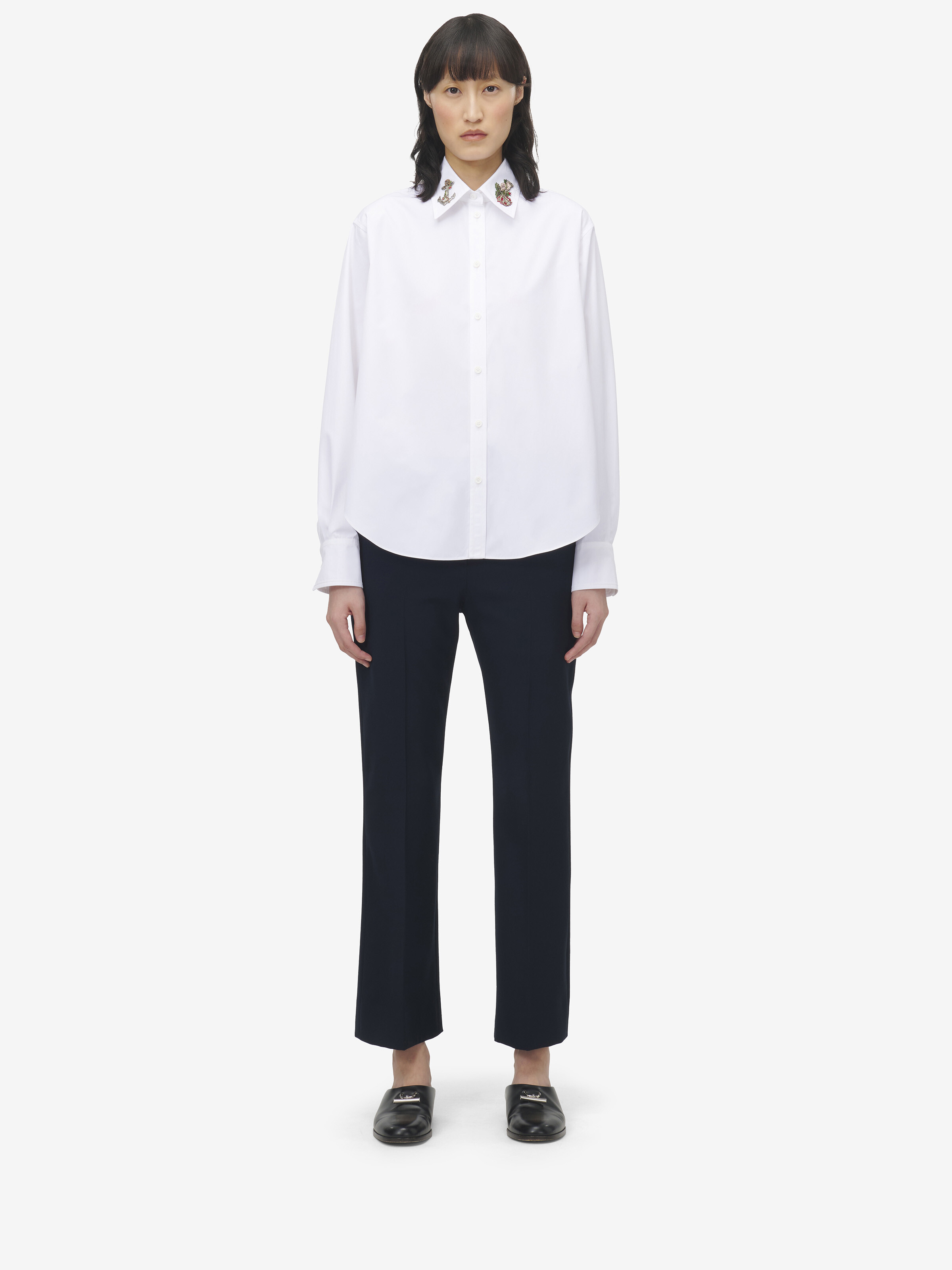 Sailor Tattoo Embroidery Shirt