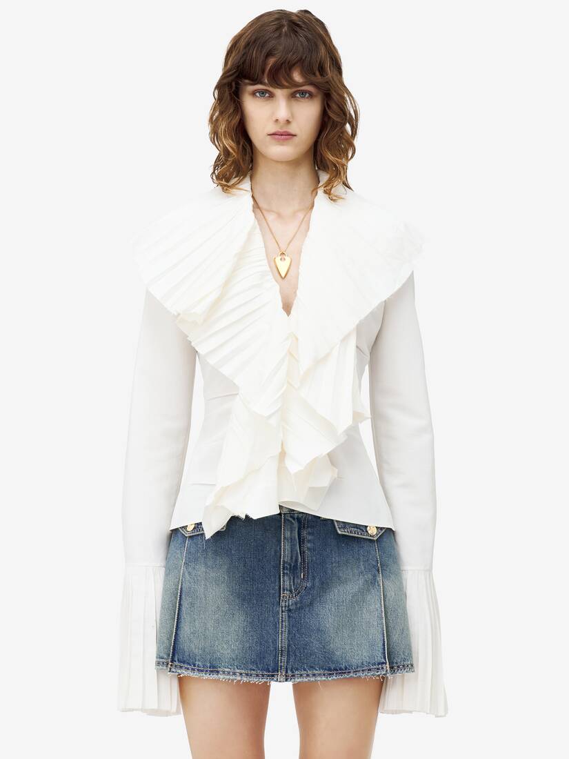 Plissé Blouse