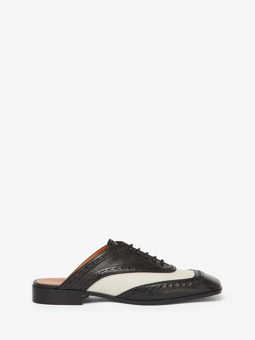 サンダル・ミュール alexander mcqueen Black leather mules (808167WHABS 1000) Alexander Mcqueen Ladies Black Francisco 70 mm Leather Mules