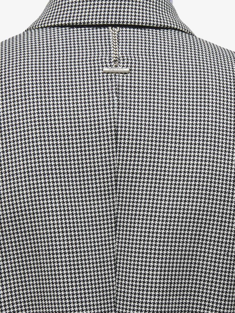 Houndstooth Cutaway Coat