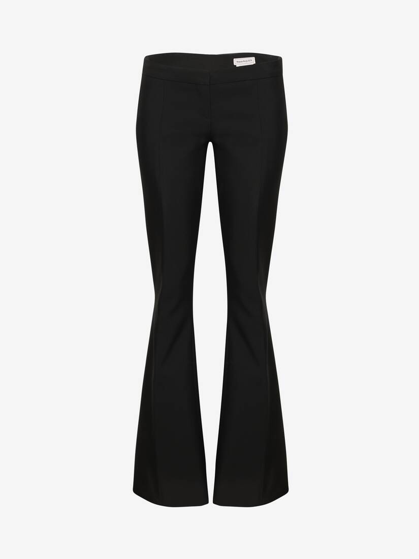 Low-waisted Tailored Trousers