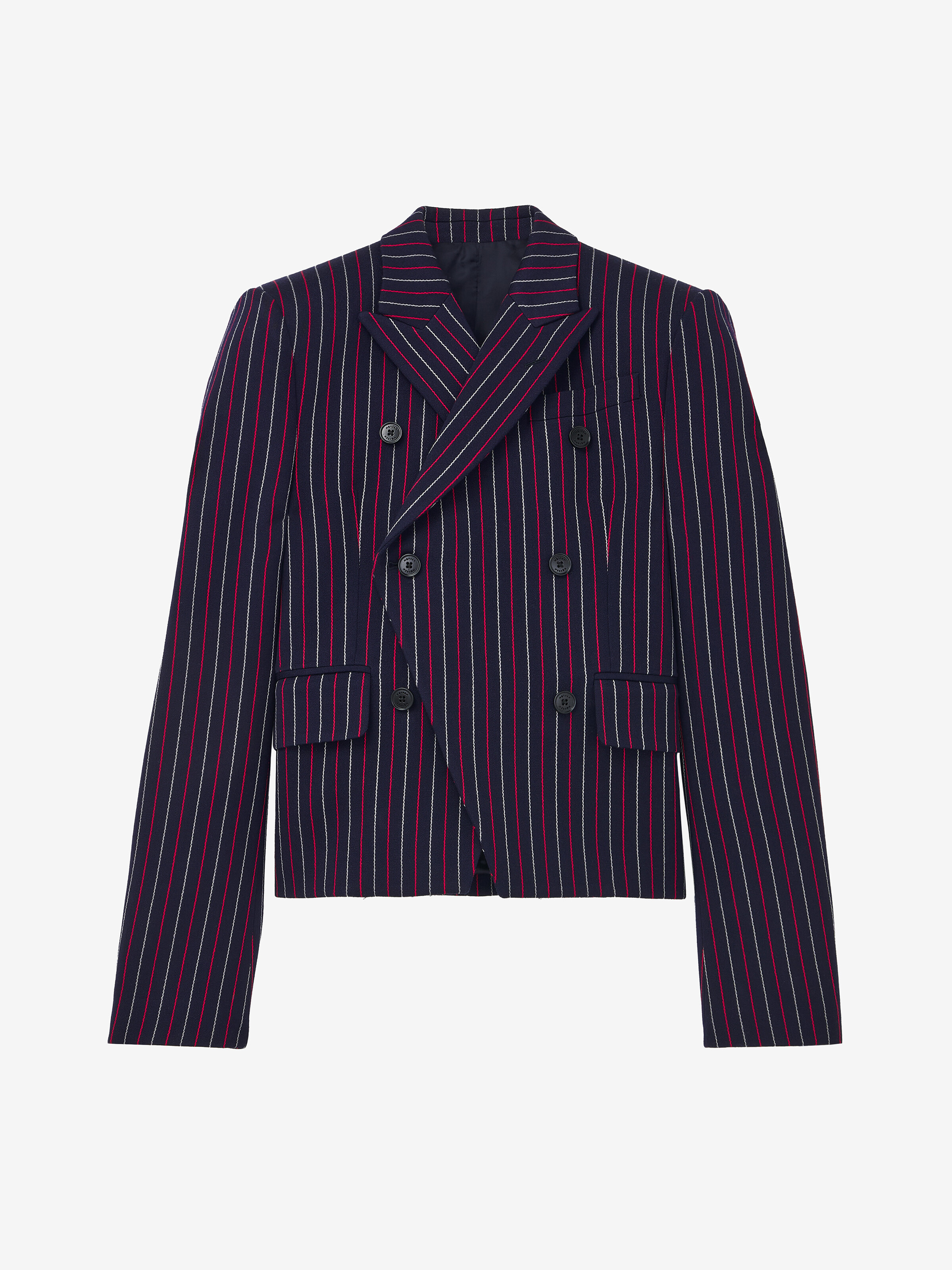Boat Stripe Cropped Jacket
