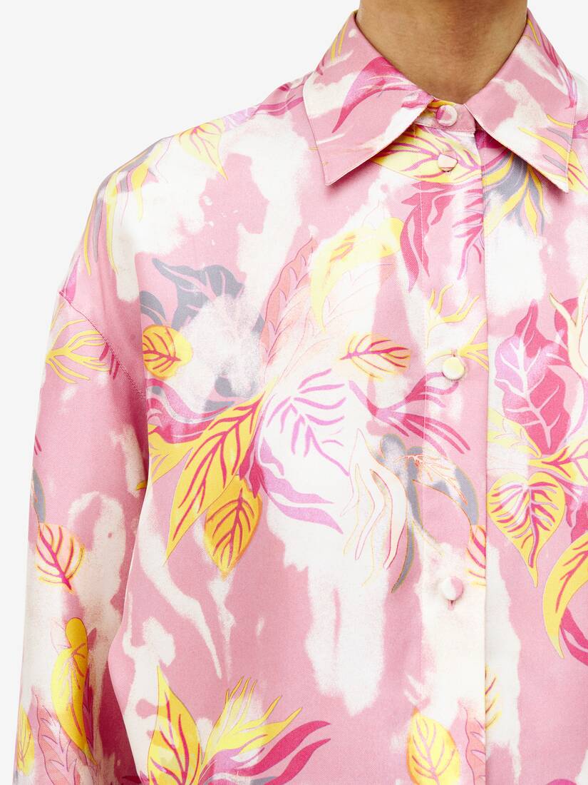 Chemise De Pyjama À imprimé Floral