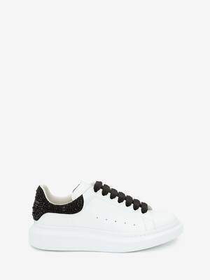 Oversized Sneaker in White/Black | Alexander McQueen US