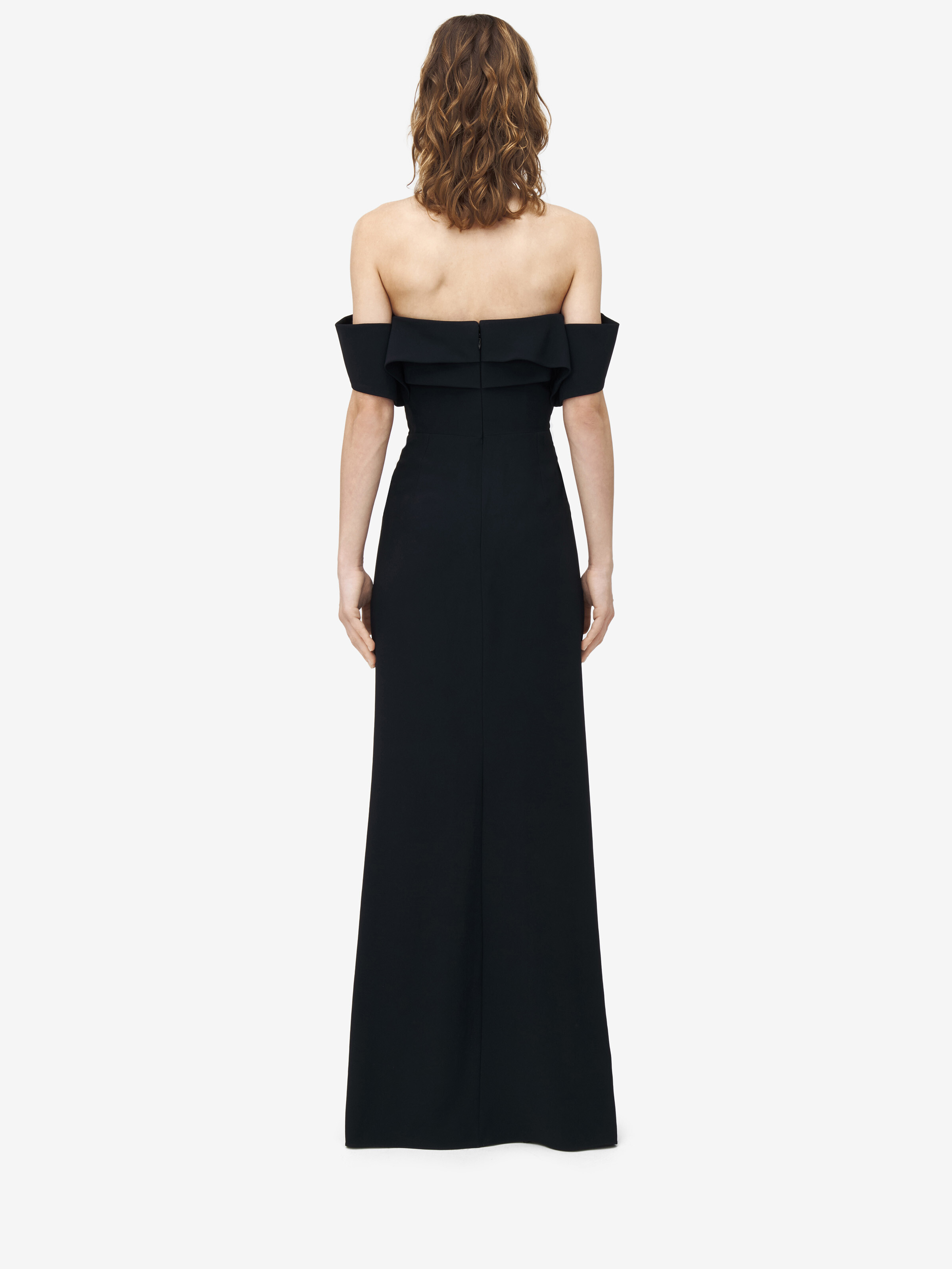 Schulterfreies Abendkleid