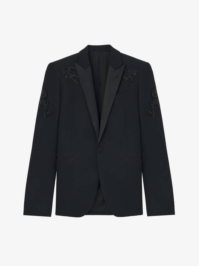 Sailor Tattoo Embroidery Tuxedo Jacket