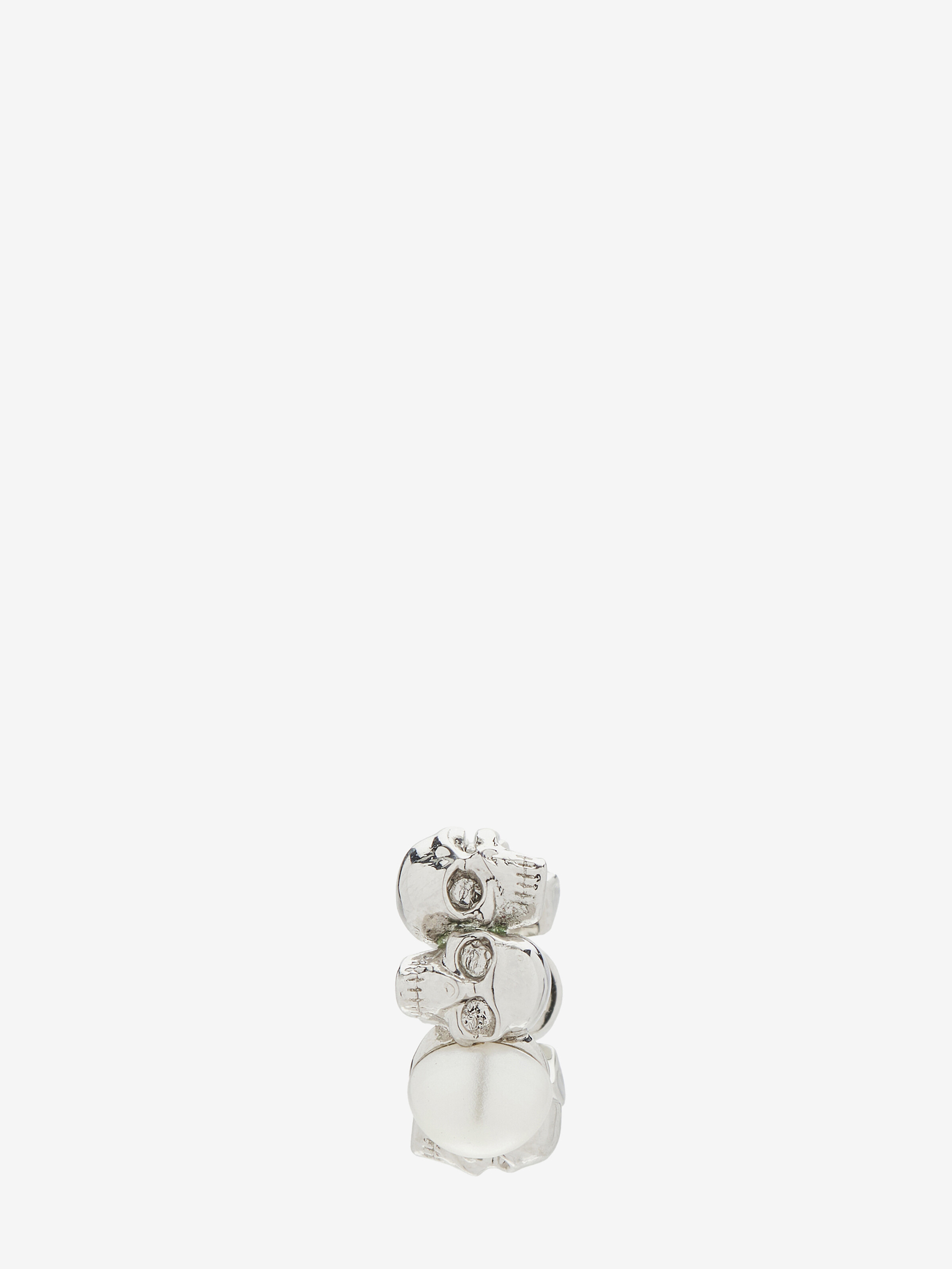 Skull and Pearl Earring
