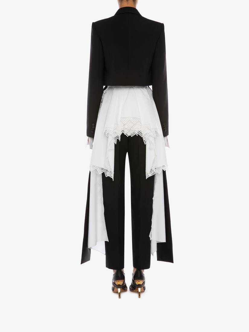 Slashed Light Wool Silk Jacket