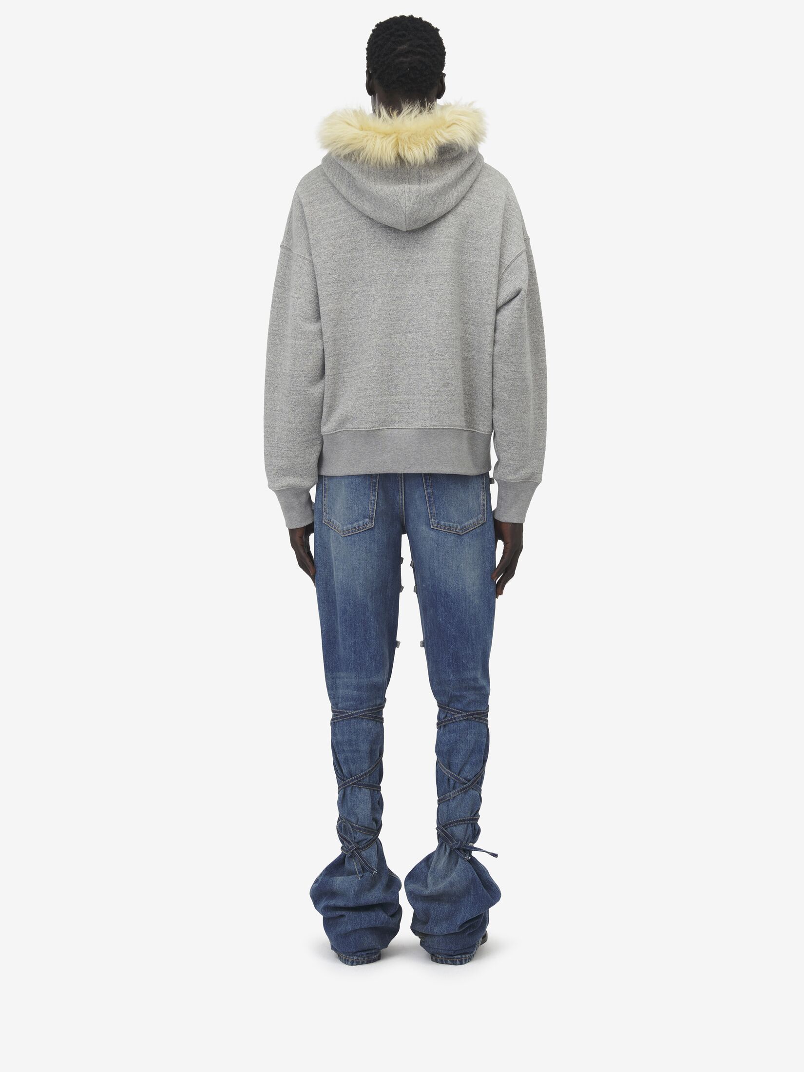 Sweat à Capuche Homme Alexander McQueen – Noir, Taille XL, état Très Bon