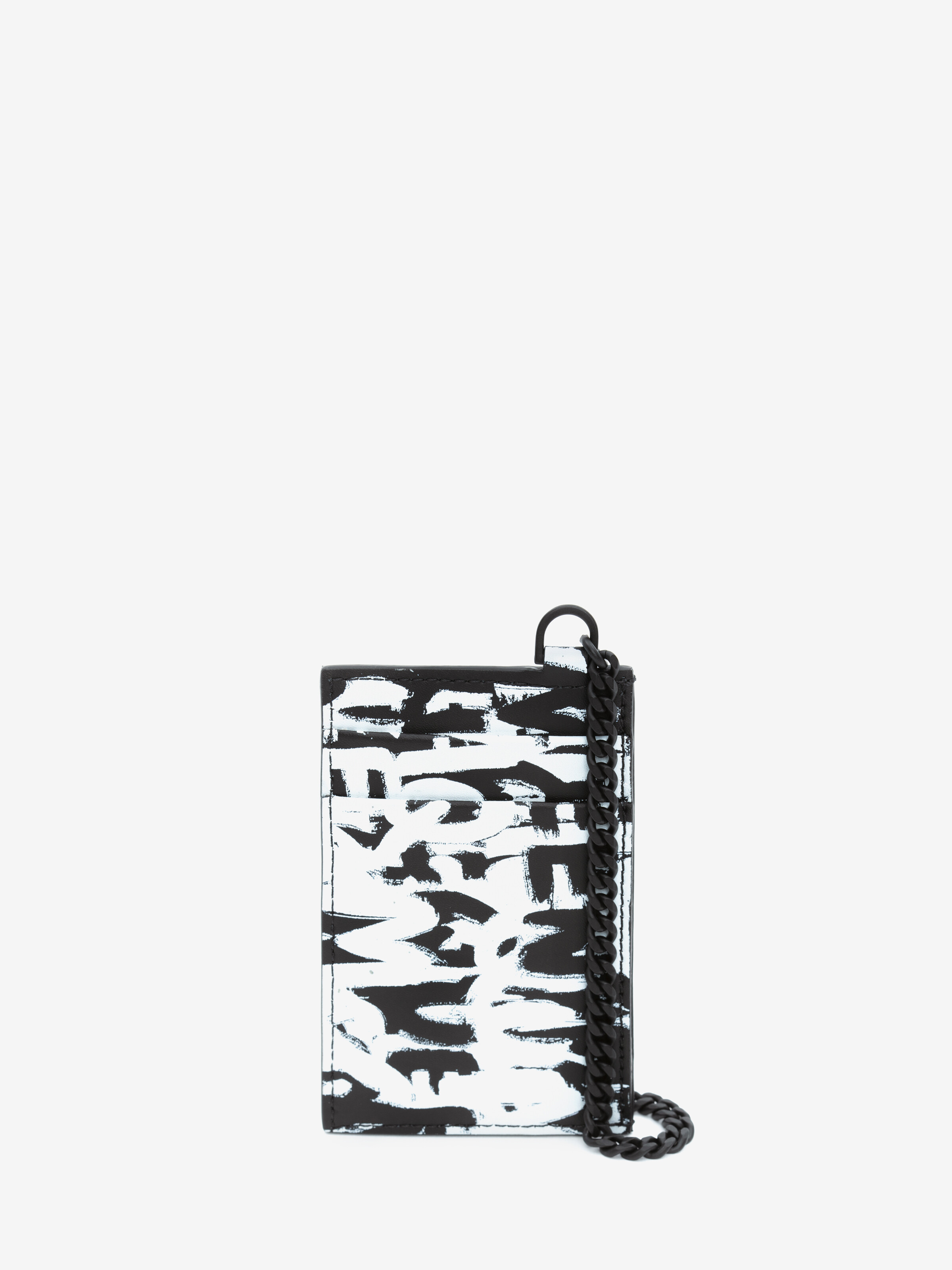 McQueen Graffiti-Kartenetui mit Kette