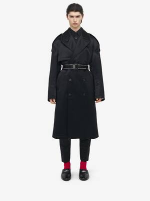 Alexander McQueen コート(黒) ブラック（黒）系 alexander mcqueen(アレキサンダー