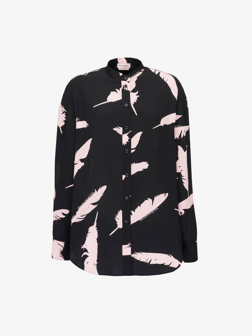 Feather Cocoon Sleeve Shirt