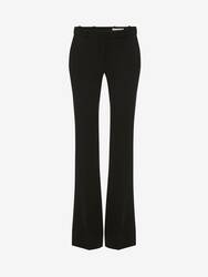 Bootcut tailored trousers