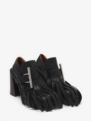 T-Bar Fringe Heeled Loafer