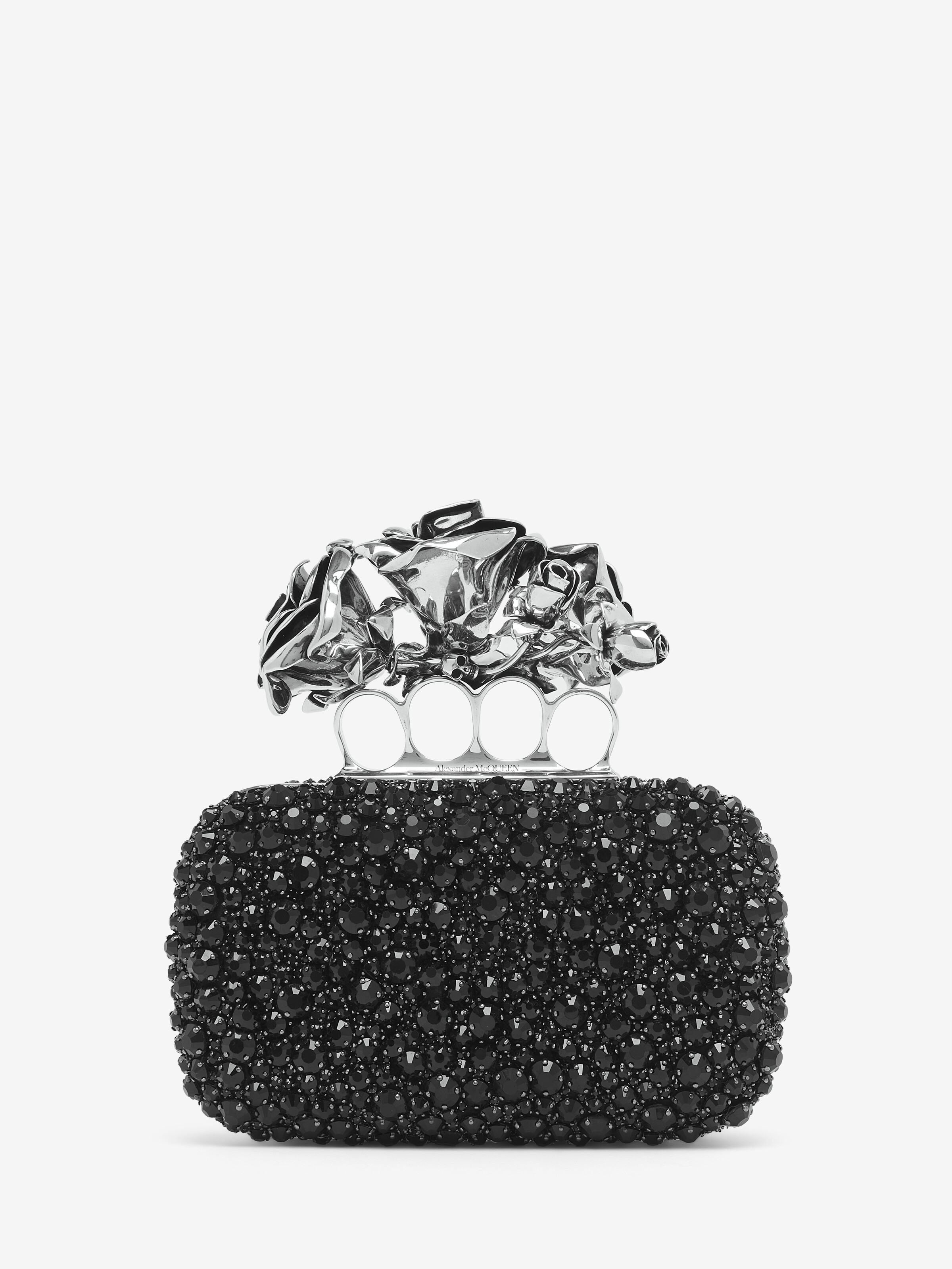 ALEXANDER MCQUEEN ROSE KNUCKLE CLUTCH