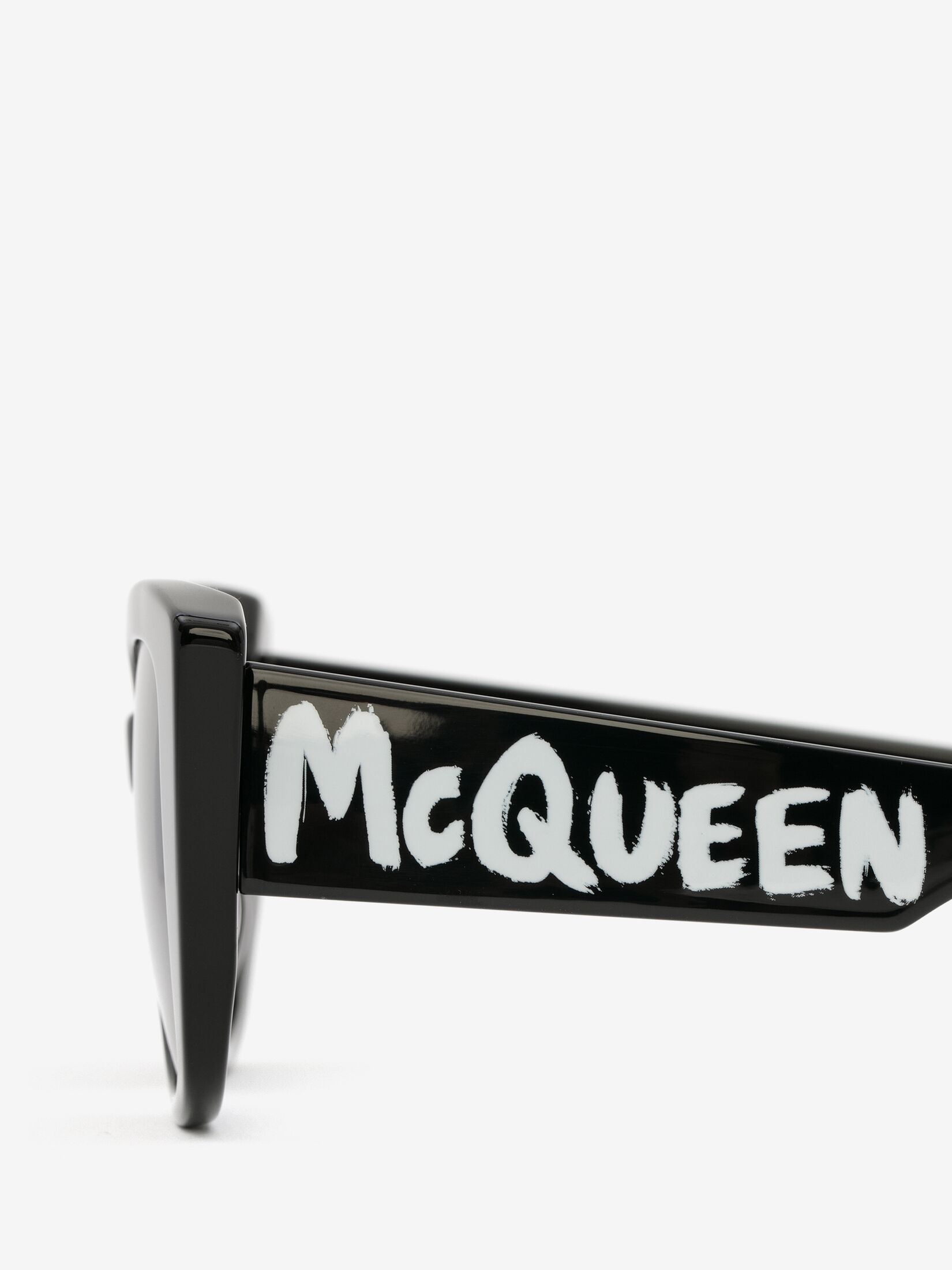 McQueen Graffiti Cat-Eye Sunglasses