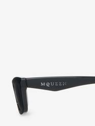 McQueen Logo Geometric Sunglasses